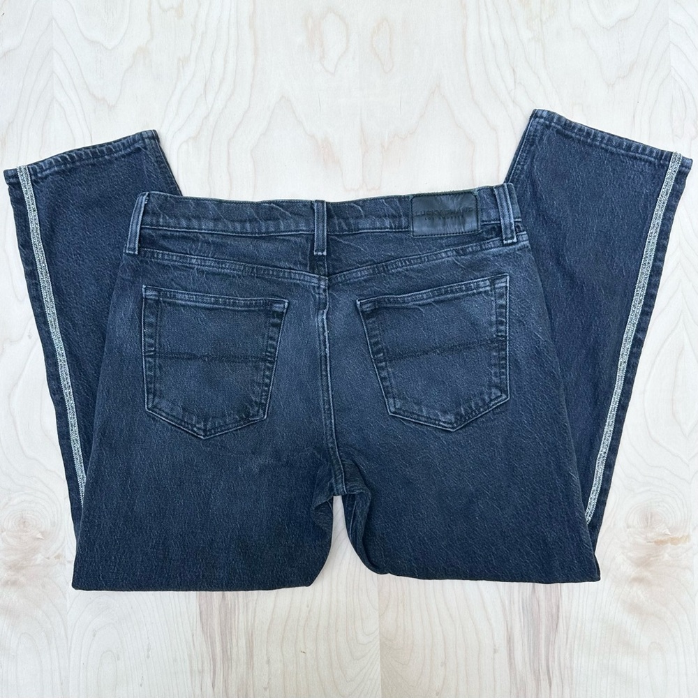 Lucky Brand Black Jeans with Sequins Stripe